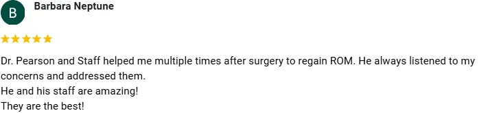 Physical Therapy Clarksville TN Barbara Neptune Testimonial